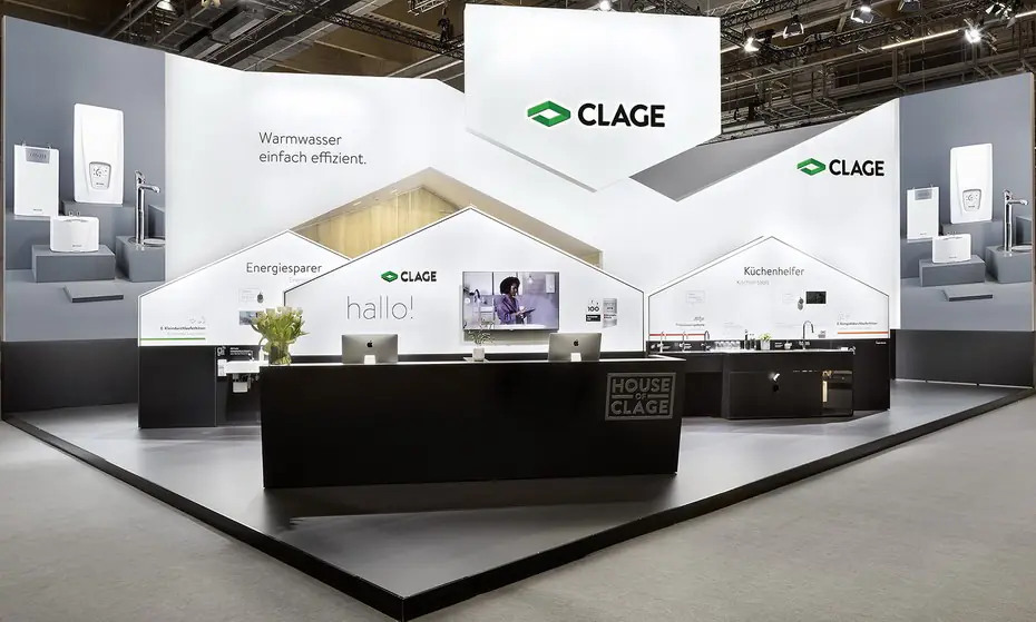 Стенд CLAGE на выставке ISH 2019 во Франкфурте